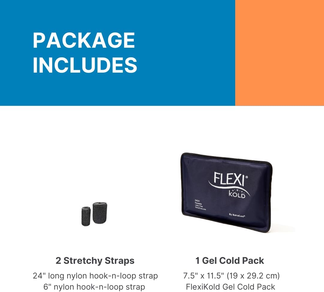 flexible-gel-ice-pack-with-straps---cold-compress-for-injuries---reusable-medical-ice-wrap-for-back-shoulders-legs-knees---half-size-7