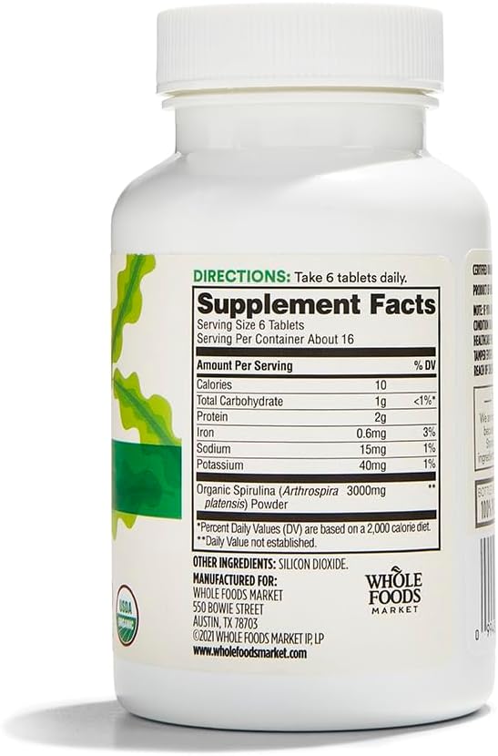 whole-foods-market-spirulina-supplement-3000mg---100-tablets---daily-immune-support-and-energy-booster-2