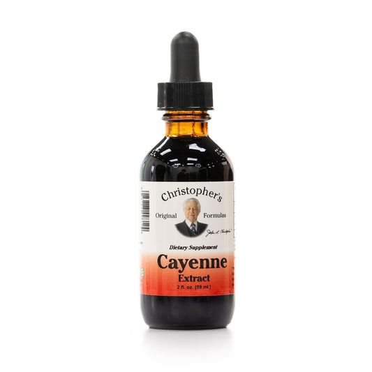 Premium Christopher's Original Formulas Cayenne Extract Liquid - 2 fl oz | Herbal Supplement for Wellness - Espot.com.au