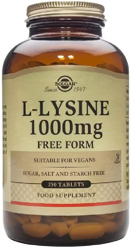 solgar-l-lysine-1000mg-tablets---skin-and-lip-integrity-support---collagen-boost---enhanced-absorption---amino-acids---non-gmo-vegan-gluten-free---250-servings-4