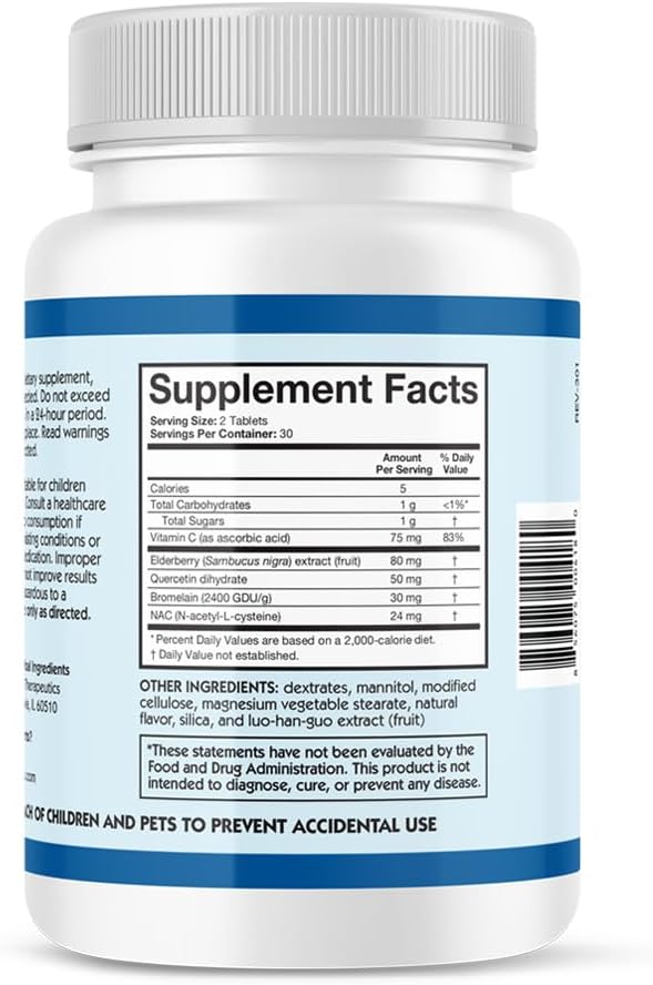 creekside-naturals-snifflex---cold-allergy-relief-for-kids---elderberry-immune-support---pediatrician-formulated---nac-quercetin-bromelain---vegan---60-soft-chews-2