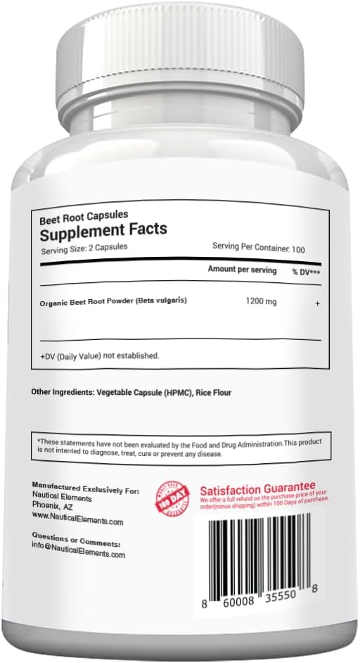 pure-nautical-elements-beet-root-capsules---1200mg-per-serving---200-capsules---supports-blood-pressure-athletic-performance-digestion-immune-system---non-gmo-gluten-free---beetroot-powder-7
