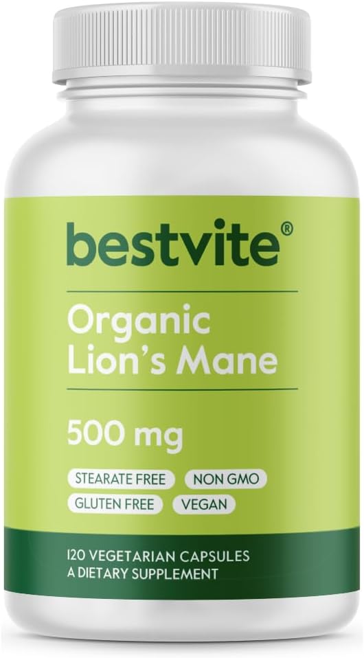 certified-organic-lions-mane-capsules---500mg-120-veggie-caps---non-gmo-gluten-free-vegan---no-stearates---bestvite-quality-1