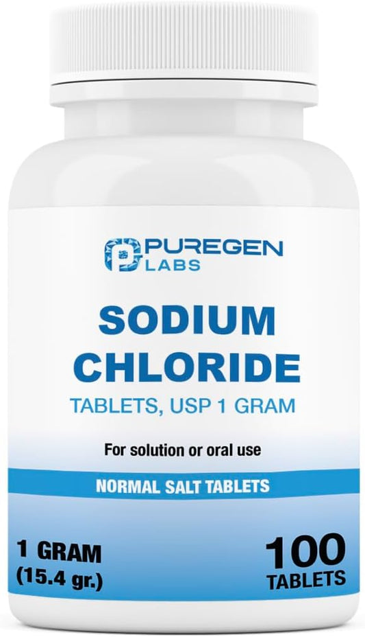 puregen-labs-sodium-chloride-tablets-1-gm-1000-mg---100-count-usp-made-in-usa---electrolytes-replenisher-for-hydration---normal-salt-tablets-1