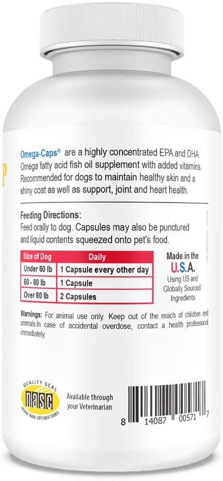 omega-caps-high-potency-snip-tips-for-medium-to-large-breeds---vet-formulated-soft-gel-capsules-with-omega-3-for-healthy-skin-coat-joint-support-and-immune-system---250-ct-8