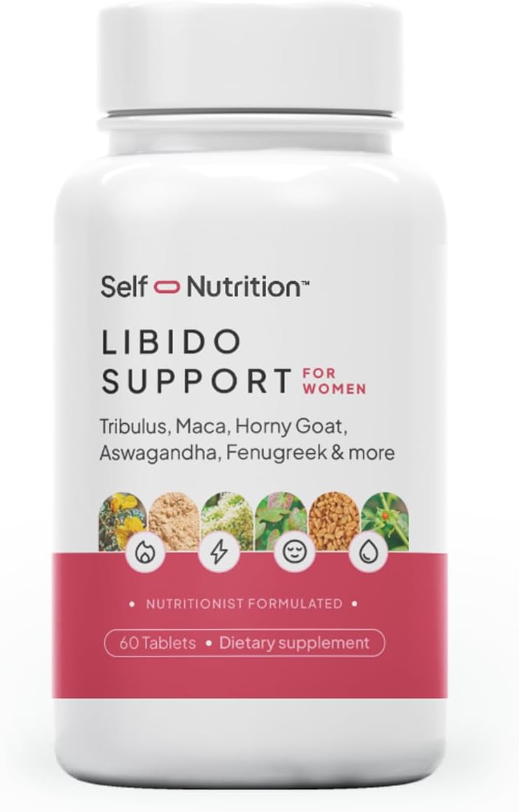 Women's Libido Support Supplement with Horny Goat Weed, Maca, Tribulus - Female Sensitivity Booster for Desire & Energy - 60 Capsules, Made in USA - Keto Friendly - Espot.com.au