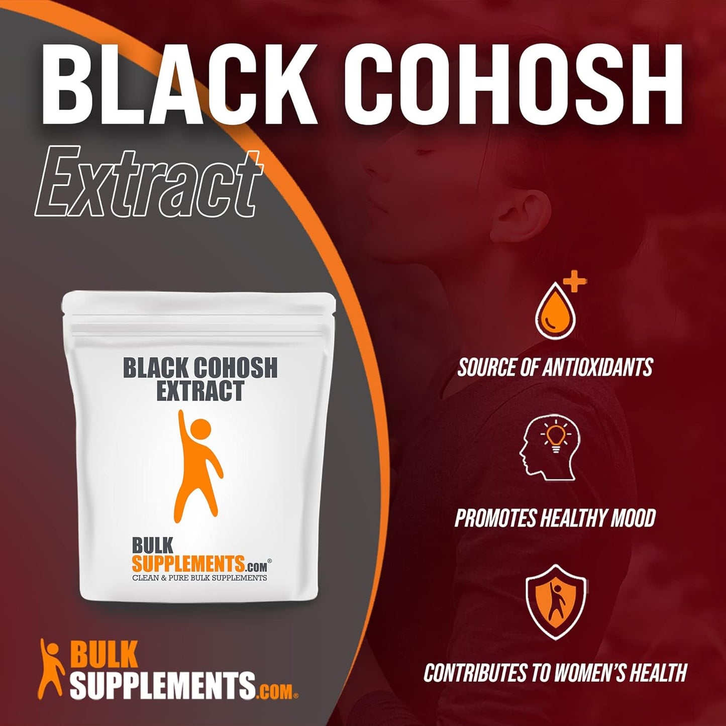 5kg Black Cohosh Extract Powder for Menopause Support - Pure Black Cohosh Root Extract Supplement - Melanin Booster - Herbal Supplement for Women's Health (11 lbs)