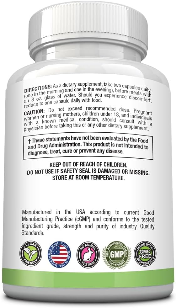 60 Capsules Approved Science Siboprin for Gut Balance & Intestinal Relief - Vegan Formula with Caprylic Acid, Barberry, and Oregano