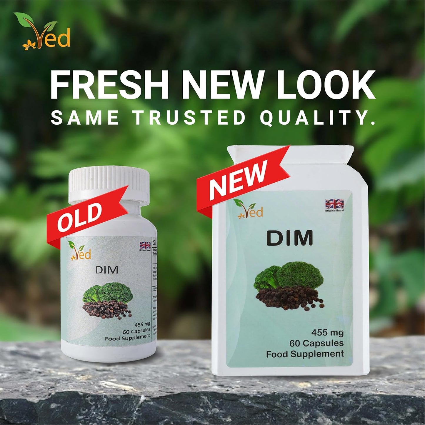 60 Capsules of 455 mg DIM Supplement - 60 Days Supply