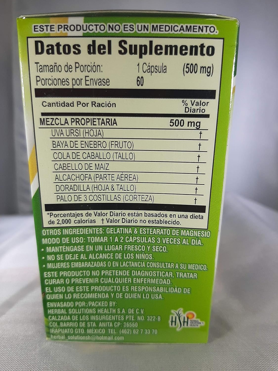 60-Count Herbal Solutions Health RNA Herbal Capsules - 500mg Each