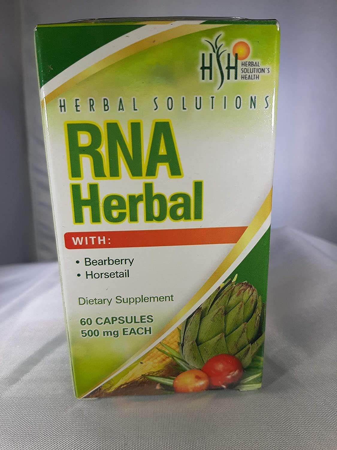 60-Count Herbal Solutions Health RNA Herbal Capsules - 500mg Each