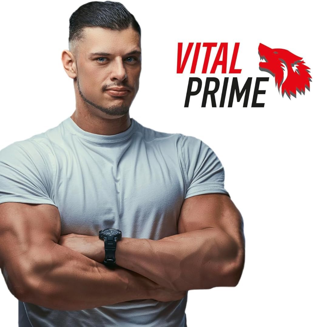 60 Count Vital Prime Capsules for Men - All-Natural Male Health Formula - Official Vital Prime Pills