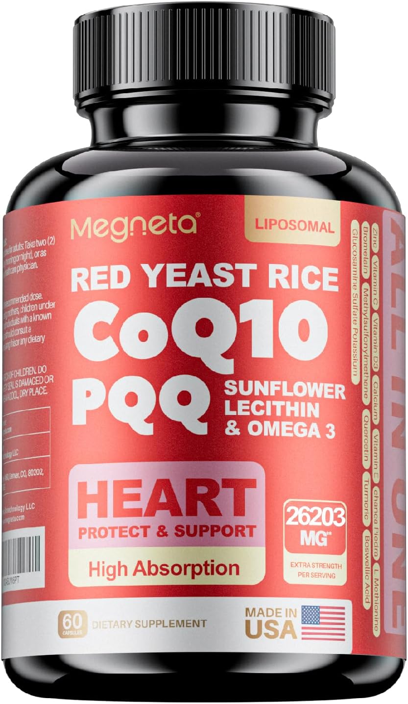 60 Day Supply of MEGNETA All in One CoQ10 with PQQ Supplement