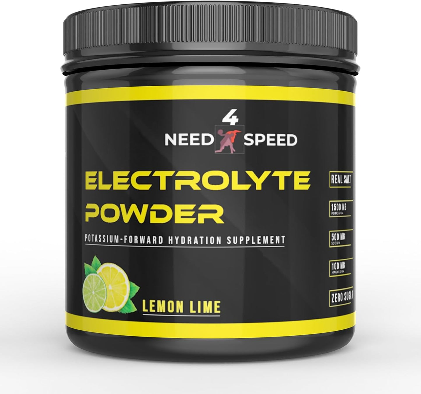60 Servings NEED 4 SPEED Lemon Lime Electrolyte Powder for Athletes, Fitness, and Active Lifestyles