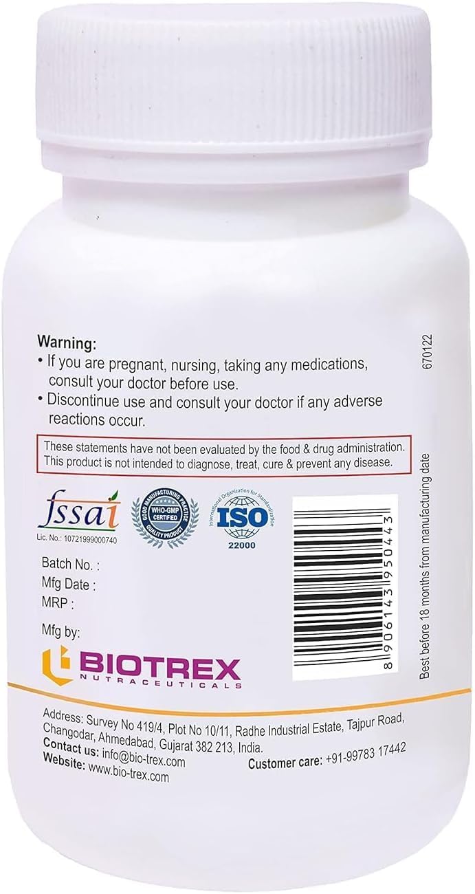 60 Veg Capsules of Generic Glycine Amino Acid Supplement