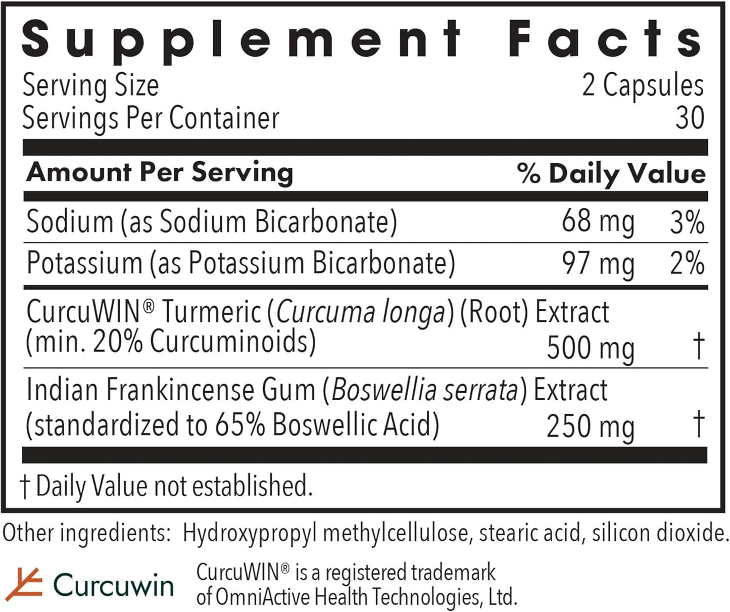 60 Vegetarian Capsules - Allergy Research Group Herxheimer Support with CurcuWIN