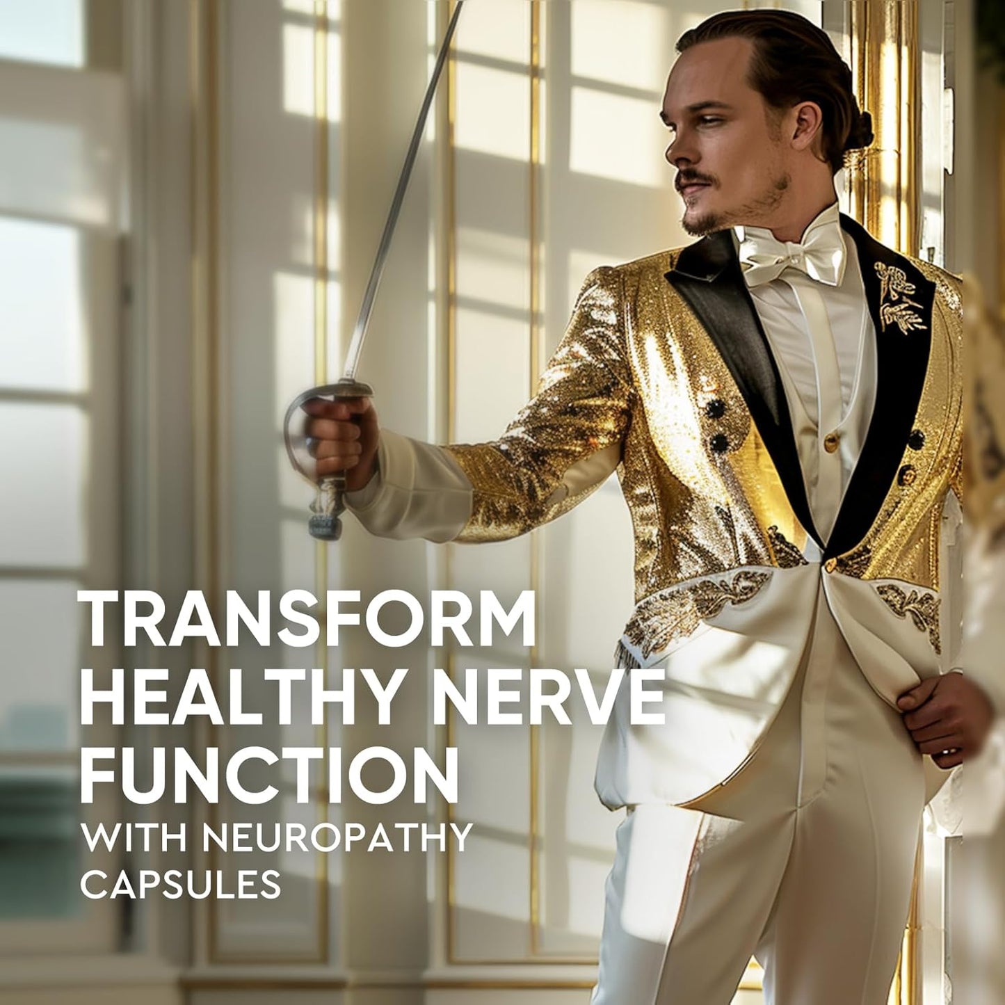 600 mg Alpha Lipoic Acid RGD Nerve Savior for Neuropathy - Nerve Health Support Supplement