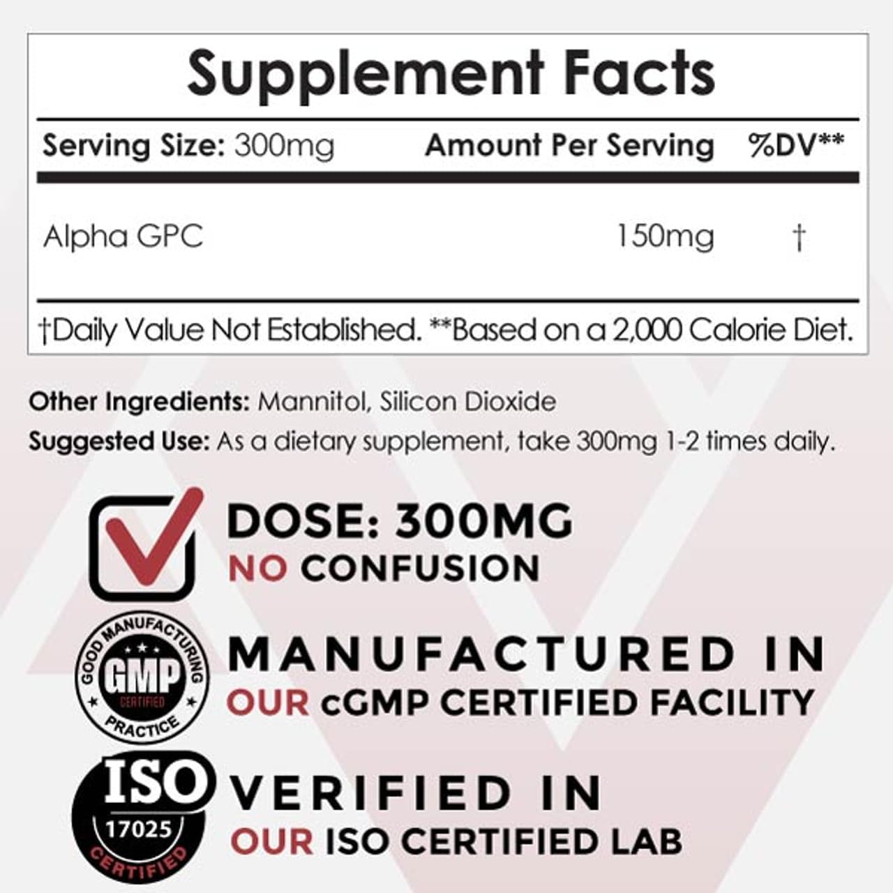 60g Nootropics Depot Alpha GPC Powder (50%) for Brain Health - Cholinergic Supplement to Enhance Cognition, Memory, and Focus