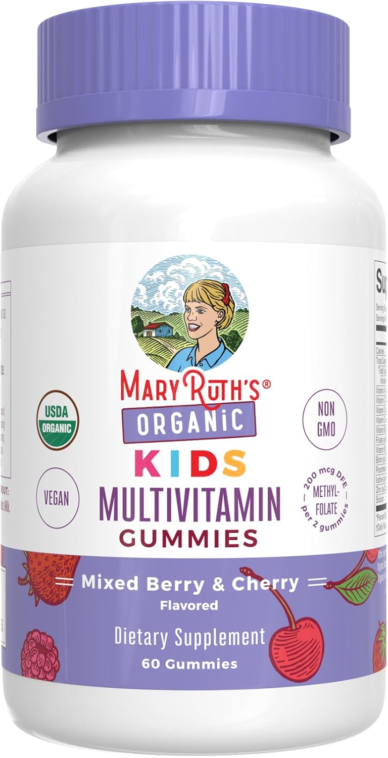 organic-kids-multivitamin-probiotic-gummies---mixed-berry-cherry-strawberry---usda-certified-gelatin-free---immunity-gut-health-support---vegan-non-gmo-2