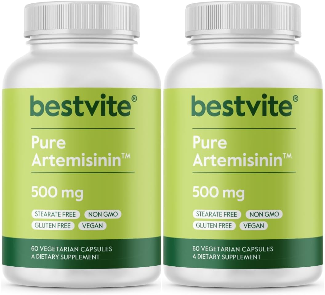Artemisinin 500mg Capsules (120 Count) - Vegan, Non-GMO, Gluten-Free - No Fillers, Stearates, or Flow Agents - 2 Month Supply - Espot.com.au