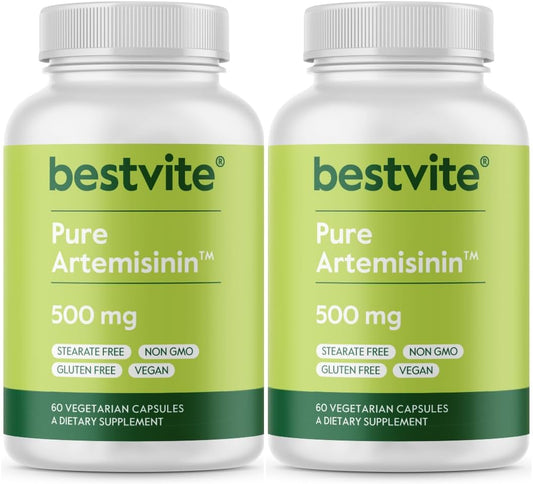 Artemisinin 500mg Capsules (120 Count) - Vegan, Non-GMO, Gluten-Free - No Fillers, Stearates, or Flow Agents - 2 Month Supply - Espot.com.au