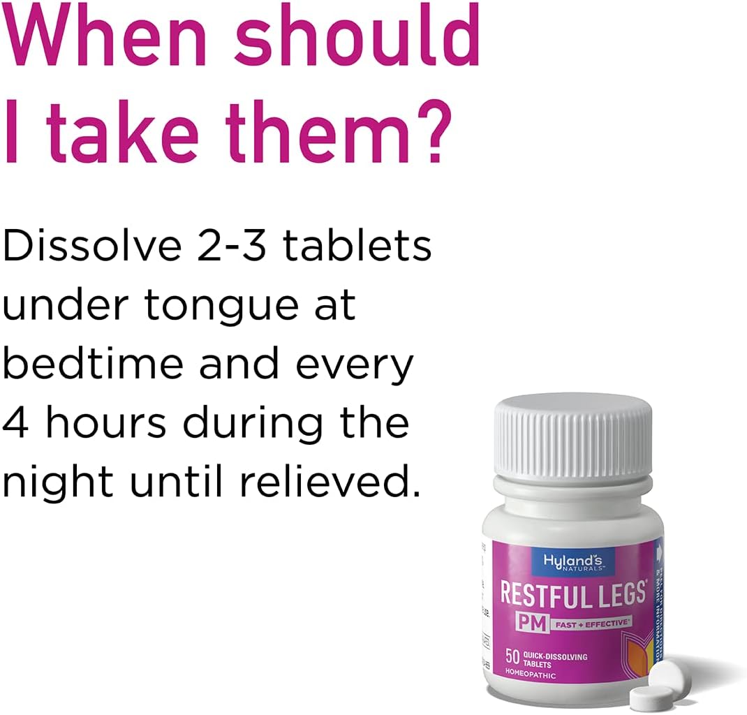 Hyland's Restful Legs PM Tablets 50 ea - Pack of 3 for Relief of Restless Legs at Night - Espot.com.au