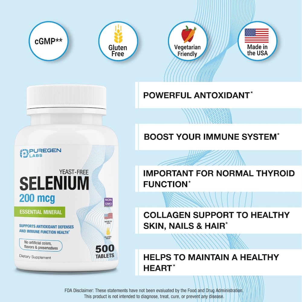 puregen-labs-selenium-200-mcg-vegetarian-tablets---immune-antioxidant-support-non-gmo-gluten-free-essential-mineral-for-overall-health-3