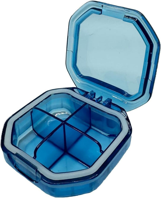 blue-yourrx-travel-pill-organizer-with-4-compartments---durable-and-watertight-pill-case-for-vitamins-supplements-and-medicine---compact-pill-container-for-purse---travel-size-pill-holder-1