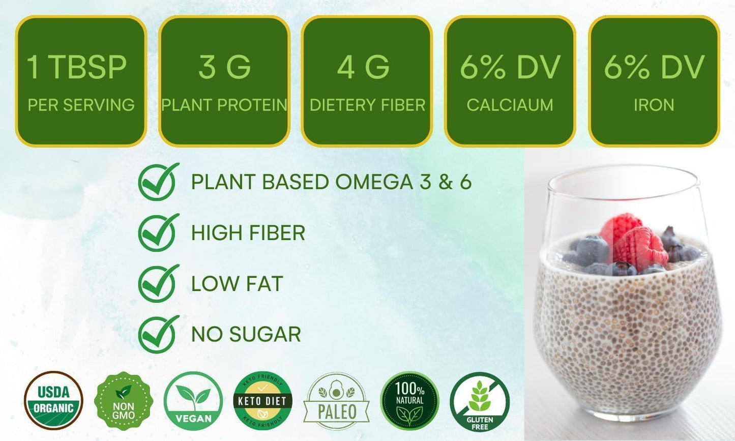 organic-chia-seeds-2lb---usda-certified-non-gmo-black-chia-plant-based-omegas-3-vegan-protein-keto-friendly-high-fiber-2lb-3
