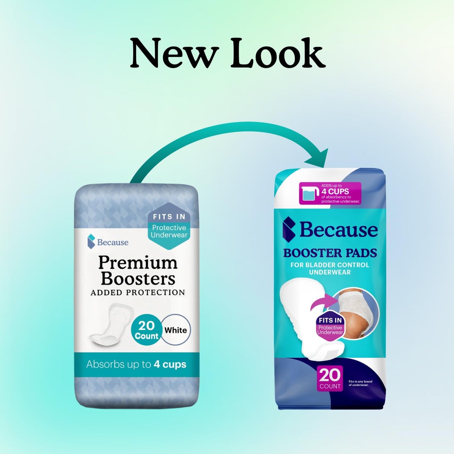 premium-incontinence-booster-pads---adds-extra-absorbency-to-adult-diapers---super-soft-with-adhesive-strip-backing---unisex---20-count-2