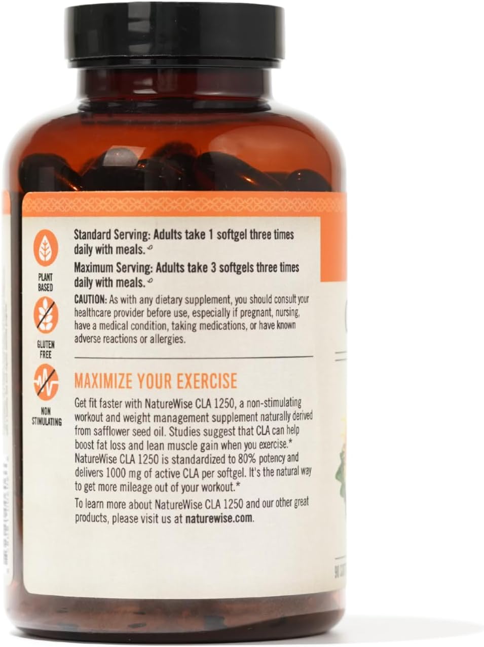 non-stimulating-naturewise-cla-1250-supplement-for-healthy-weight-fitness-goals---non-gmo-gluten-free---90-softgels-1-month-supply-5