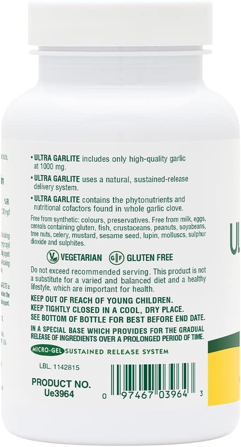 natures-plus-ultra-garlite-sustained-release-1000mg-90-vegetarian-tablets---90-servings-6