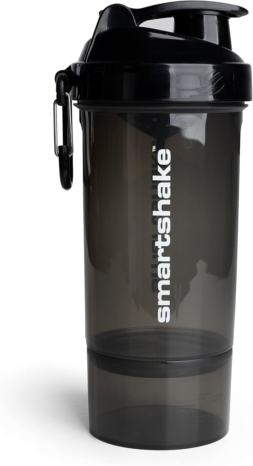 black-smartshake-o2go-one-800ml-protein-shaker-bottle-with-leakproof-lid---bpa-free---27-oz-capacity---ideal-for-men-and-women-1