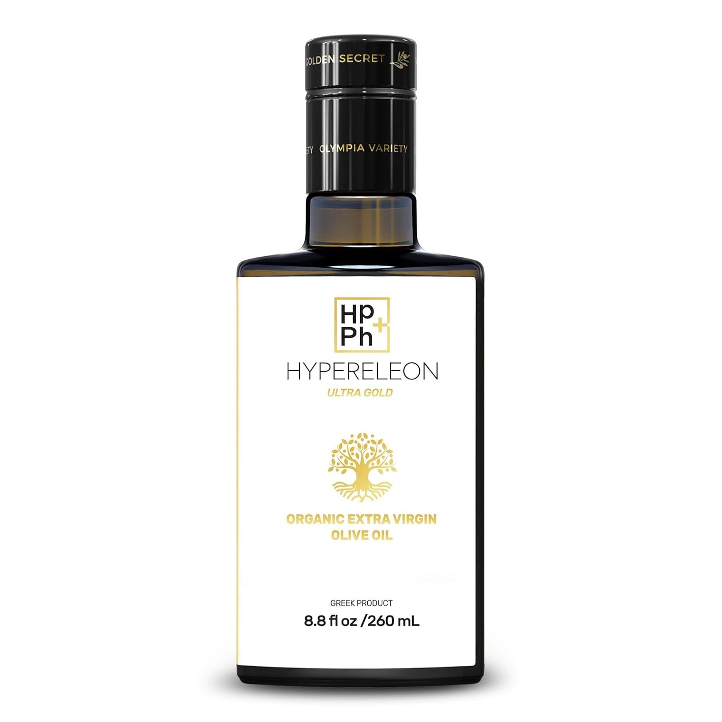 Premium Organic Greek Extra Virgin Olive Oil | G-Team Hypereleon Ultra Gold | High Phenolic | 100% Pure & Natural | Bio & Unfiltered | 65 Awards | 260ml (6 Pack) - Espot.com.au