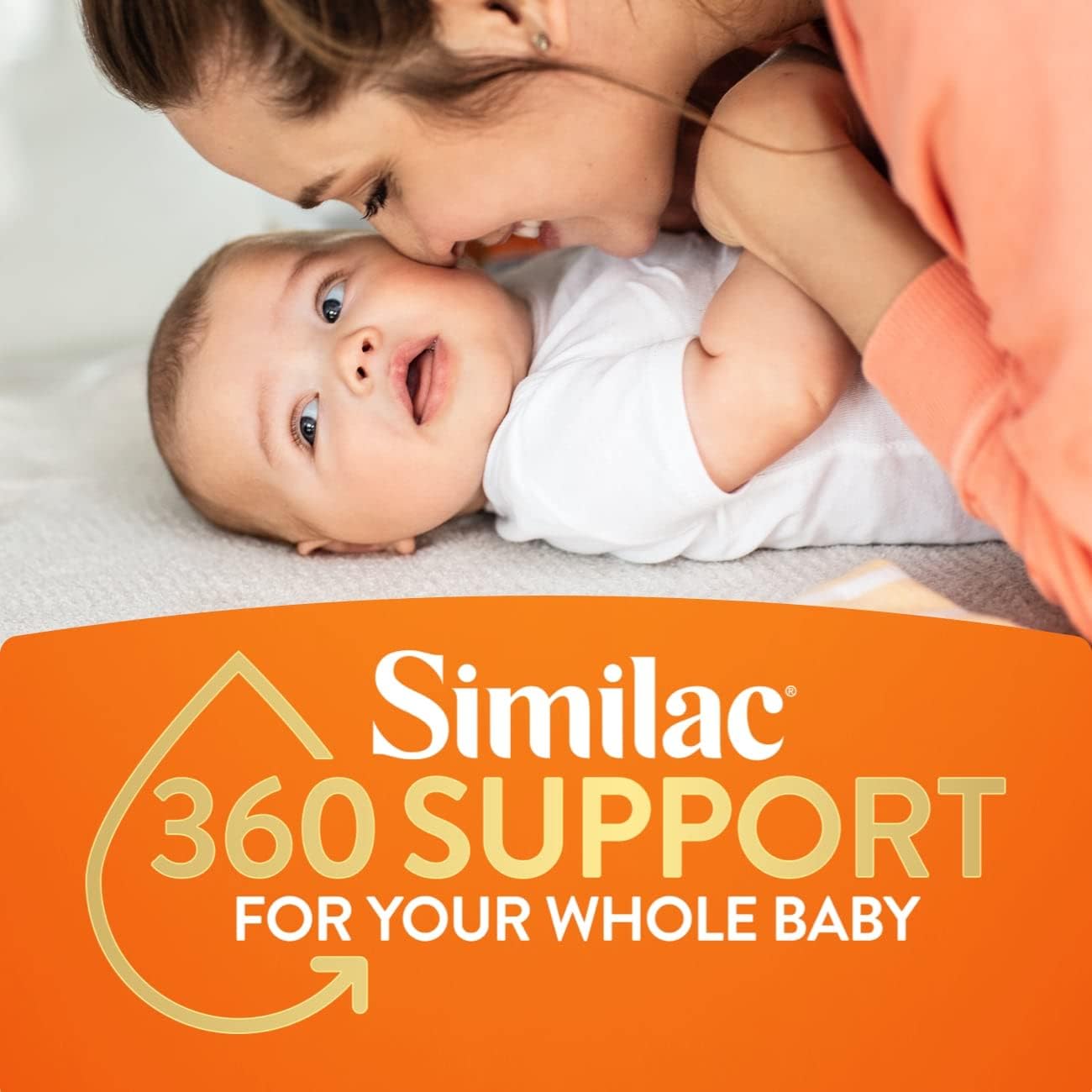 Similac 360 Total Care Sensitive Infant Formula for Lactose Sensitivity, 5 HMO Prebiotics, Non-GMO, Ready to Feed, 8-fl-oz Bottle, 24-Pack - Espot.com.au