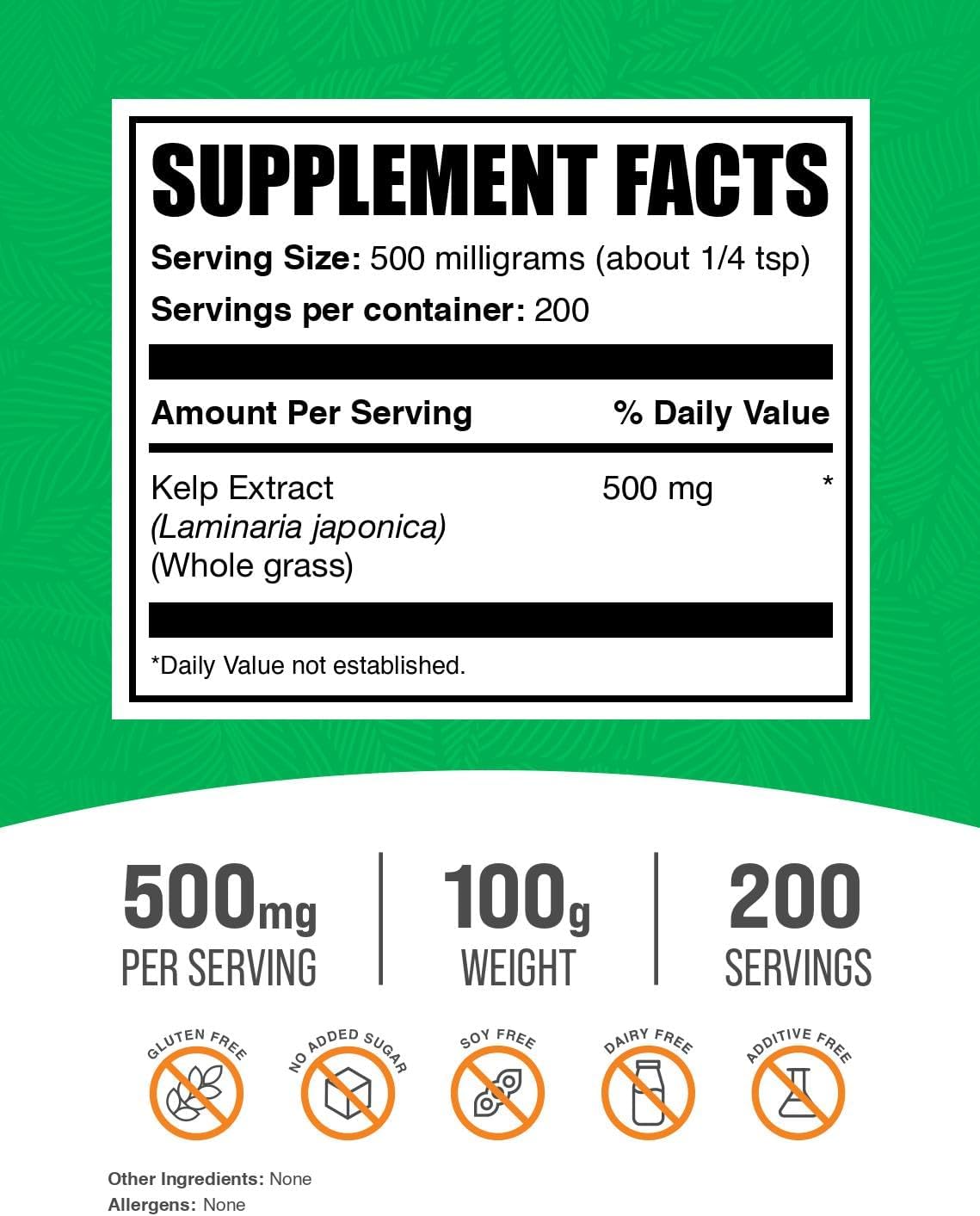 bulksupplementscom-brown-seaweed-extract-powder---seaweed-supplement-gluten-free-500mg-per-serving-100g---pack-of-1-2