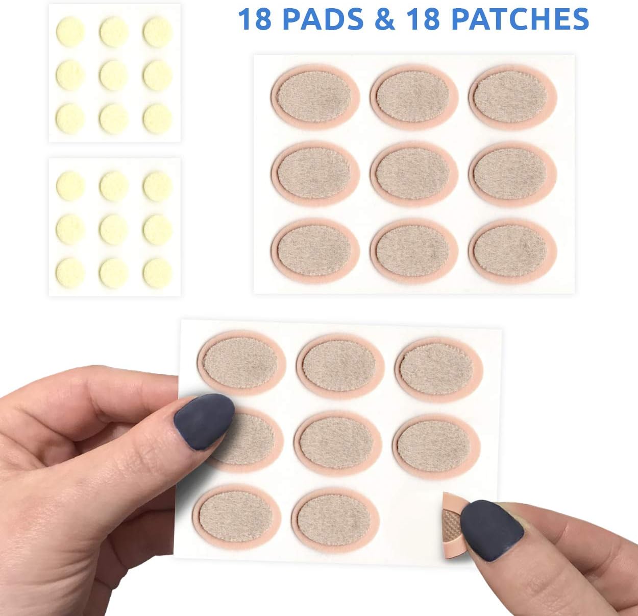 Medicated Corn Remover Patches with Salicylic Acid for Effective Corn Removal - 18 Patches and 18 Protective Pads by Comfort Zone - Espot.com.au