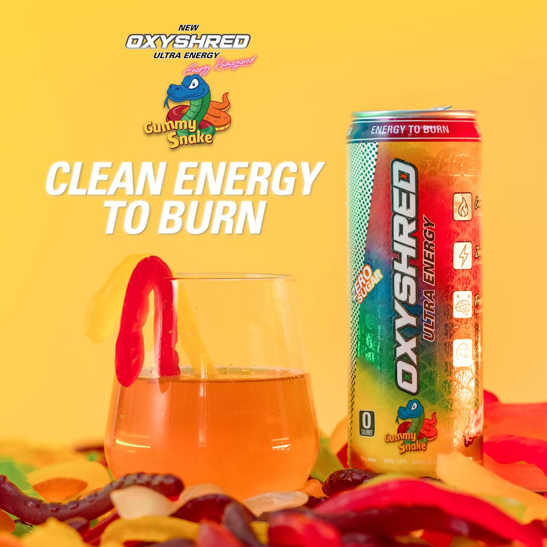 ehp-labs-oxyshred-healthy-energy-drink---zero-sugar-amino-acids-green-tea-extract-vitamin-c-l-carnitine---clean-caffeine-gummy-snake-flavor---12-pack-4