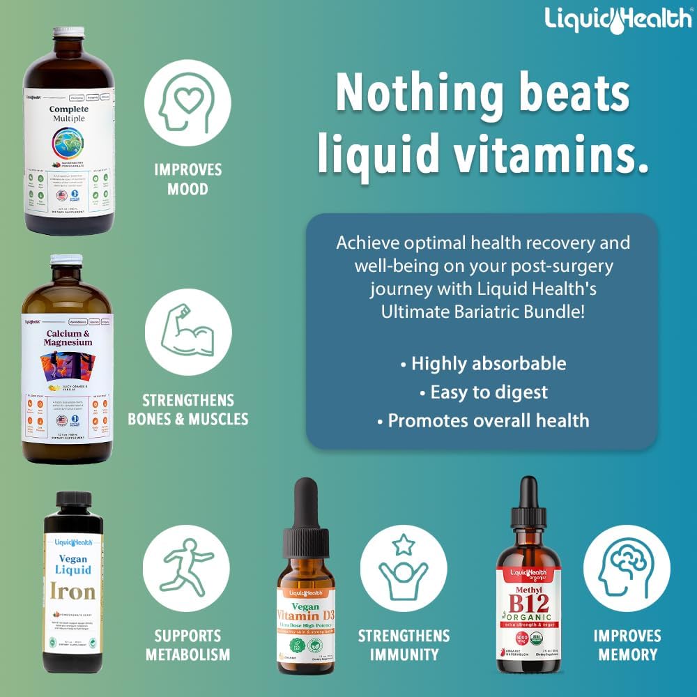 liquidhealth-ultimate-bariatric-liquid-vitamin-supplement-bundle---daily-multivitamin-with-iron-calcium-magnesium-vegan-vitamin-d3-organic-b12---bariatric-surgery-essentials-2