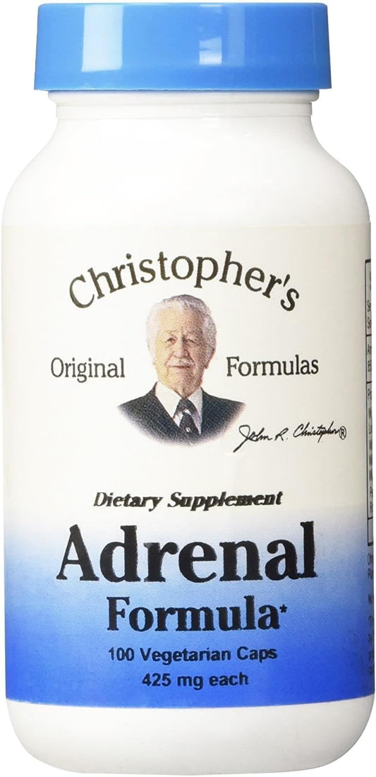 Christopher's Original Formulas Adrenal Formula - Natural Adrenal Support Supplements for Stress - Cortisol Manager for Stress Relief - Espot.com.au