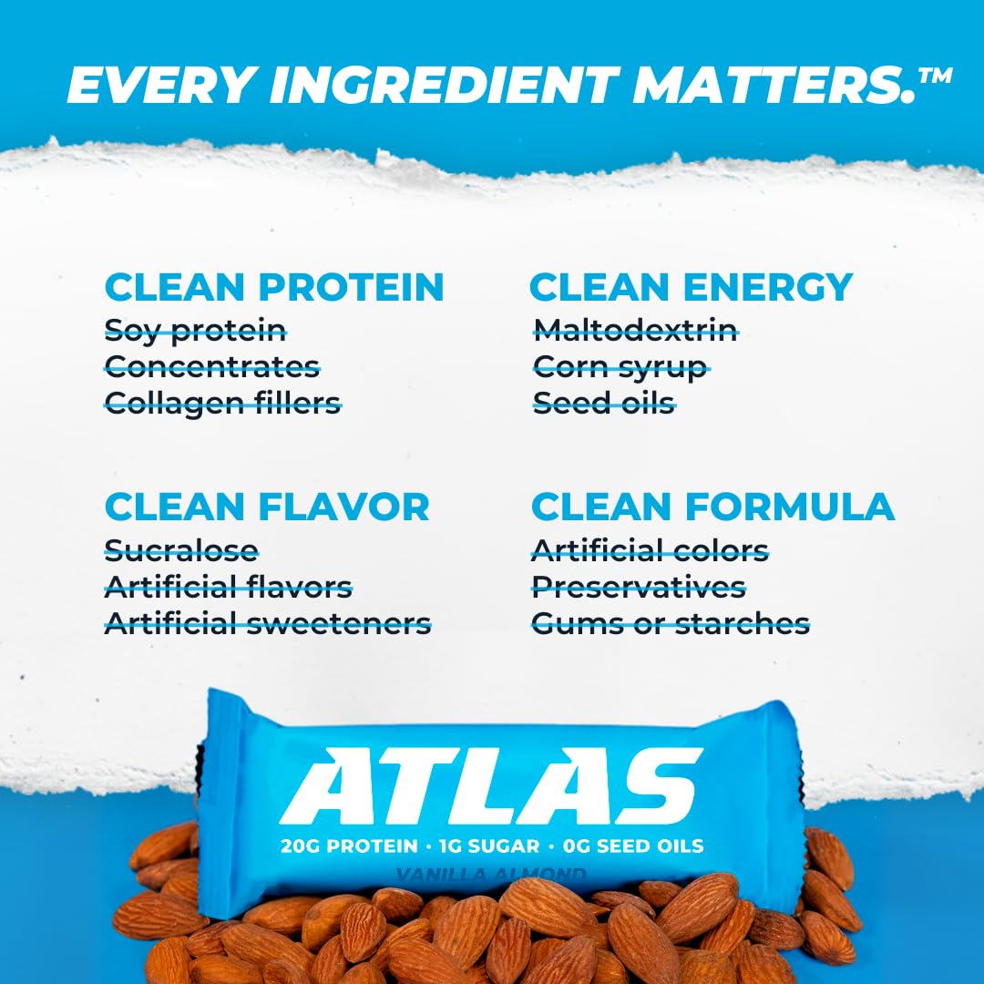 vanilla-almond-atlas-protein-bar---20g-protein-1g-sugar-clean-ingredients---gluten-free---24-bars-total-4