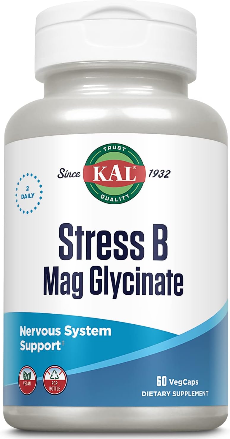 30-day-supply-of-kal-stress-b-mag-glycinate-with-coenzyme-b-6-methylcobalamin-and-folate-for-mood-relaxation-support---60-vegcaps-1