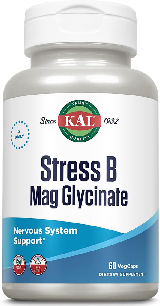 30-day-supply-of-kal-stress-b-mag-glycinate-with-coenzyme-b-6-methylcobalamin-and-folate-for-mood-relaxation-support---60-vegcaps-1