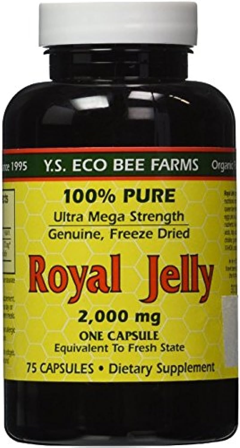 YS Eco Bee Farms Royal Jelly Capsules - 2,000 mg - 75 Count (Pack of 2) - High Quality Bee Product for Overall Wellness - Espot.com.au