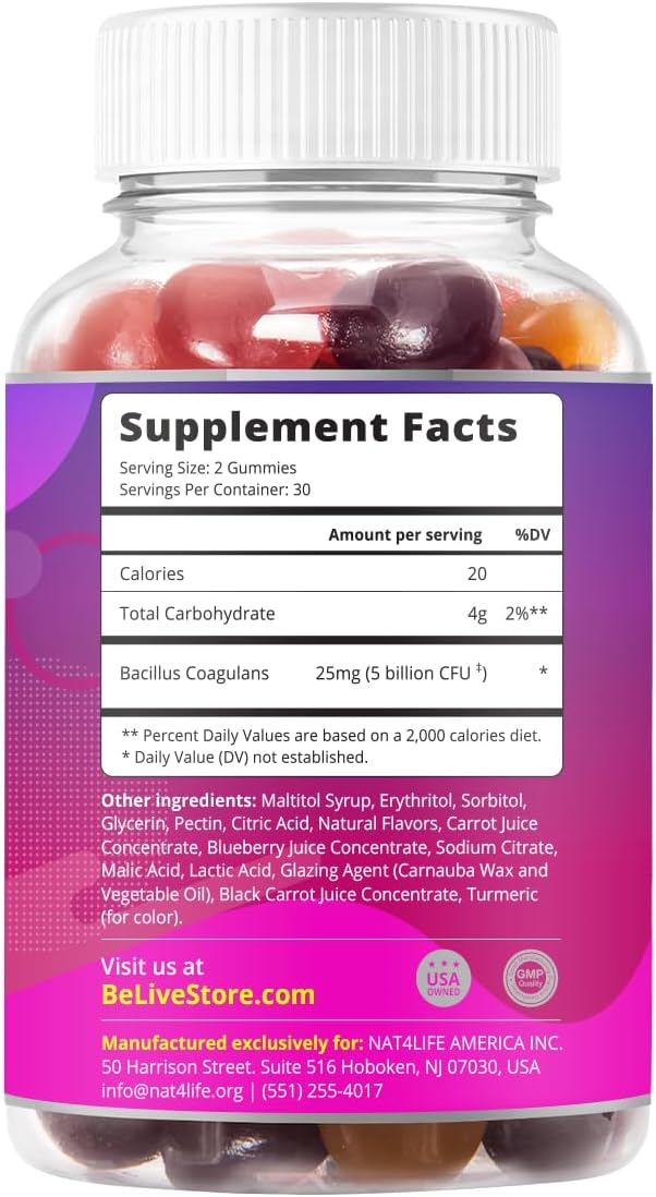 probiotic-gummies-with-5-billion-cfus-for-digestive-health---immune-support-for-men-women-kids---vegan-sugar-free---60-ct-blueberry-strawberry-orange-2