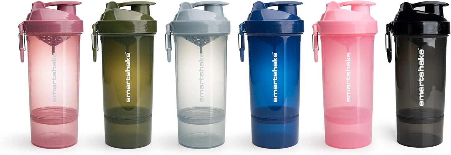 black-smartshake-o2go-one-800ml-protein-shaker-bottle-with-leakproof-lid---bpa-free---27-oz-capacity---ideal-for-men-and-women-5