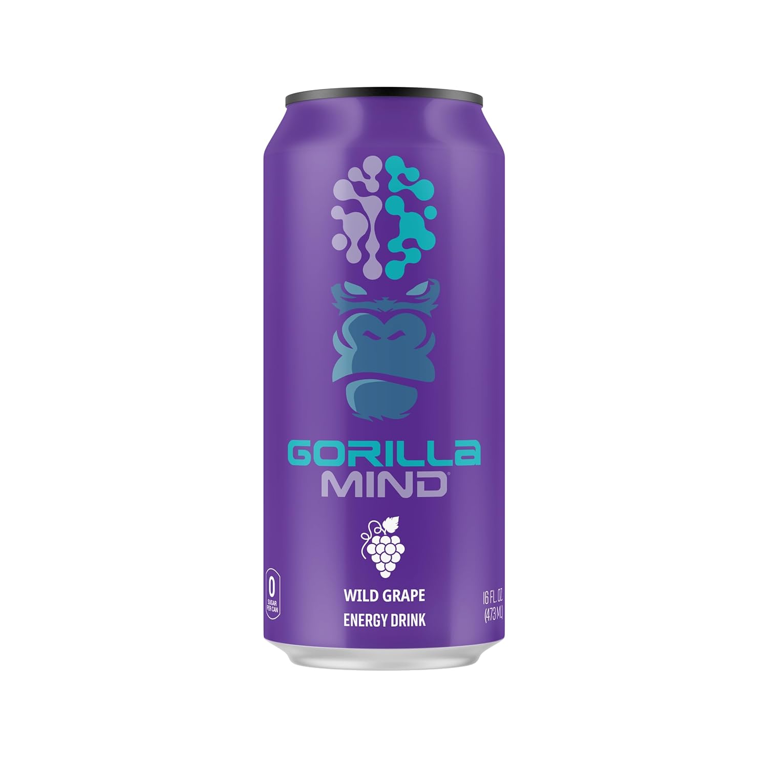premium-gorilla-mind-energy-drink---boost-energy-focus-with-n-acetyl-l-tyrosine-alpha-gpc-caffeine-uridine-saffron---zero-sugar-zero-artificial-colors---16oz-12-pack-variety-pack-2-2
