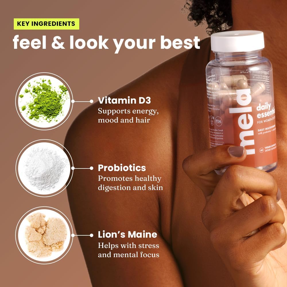 melanated-womens-multivitamin-with-high-dose-vitamin-d3-b12-probiotics-lions-mane-ceylon-cinnamon---vegan-gluten-free-non-gmo---30-day-supply-5