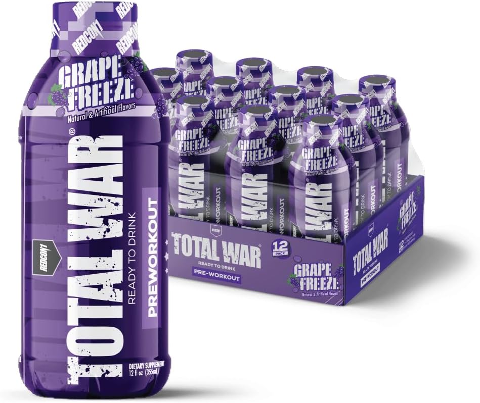 redcon1-total-war-ready-to-drink-pre-workout---grape-flavor-endurance-boosting-rtd-formula-with-amino-acids-and-citrulline-malate---keto-friendly-drink-for-men-and-women-12-servings-1