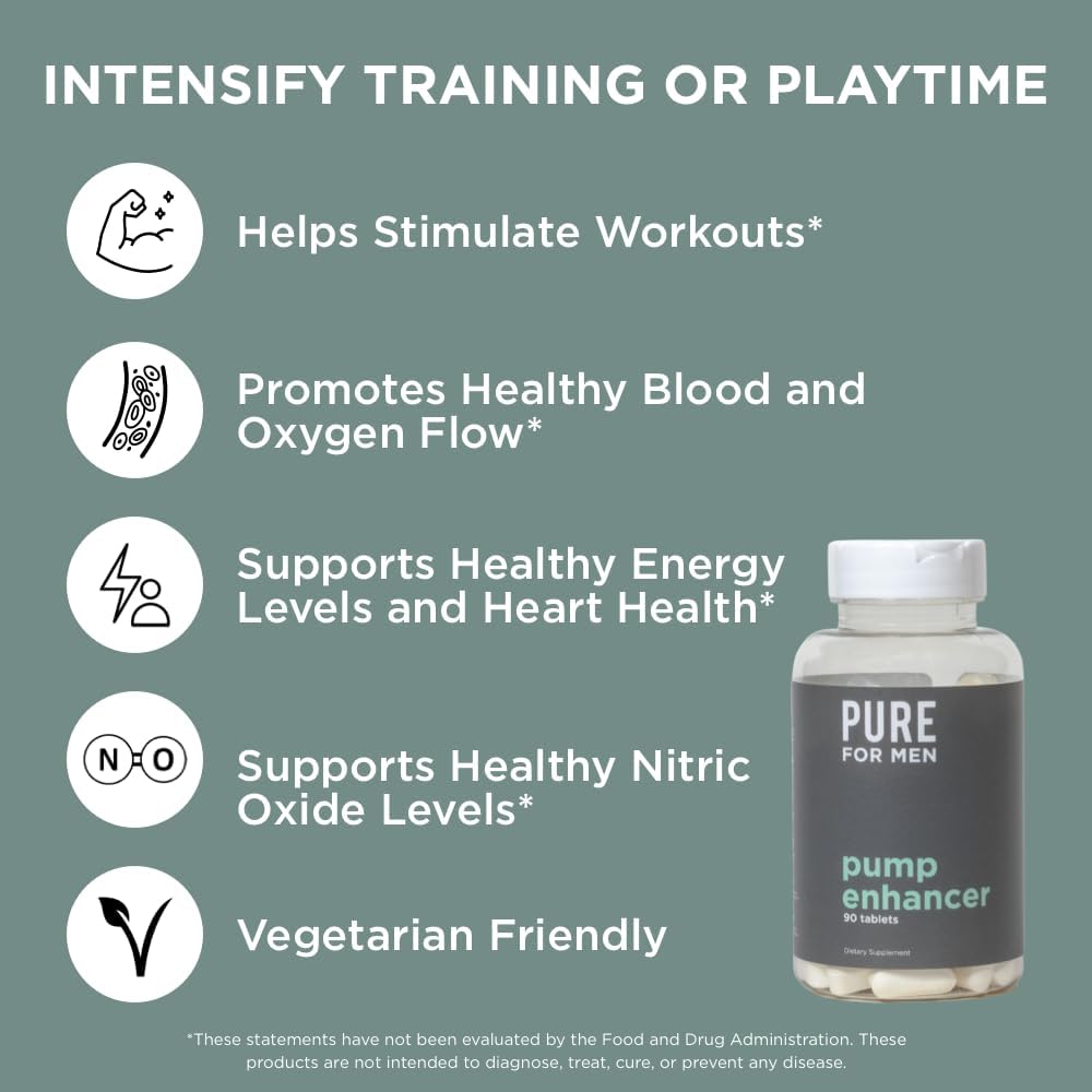 pure-for-men-pump-enhancer---pre-workout-supplement-for-muscle-pump-stamina-and-blood-flow---nitric-oxide-booster-with-l-arginine-l-citrulline---focus-and-energy-support---90-capsules-5